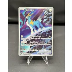 Pokemon tcg black bolt Cobalion 144/086 illustration rare holo English - Image 1