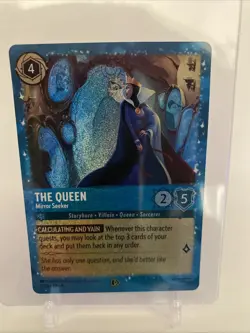 Grade-Ready Promo! The Queen - Mirror Seeker 12 Disney Lorcana Promo Cards Holo - Image 1