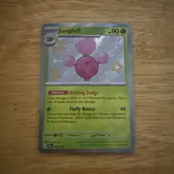 Jumpluff 098/091 Shiny Rare SV: Paldean Fates Pokemon Card NM - Image 1