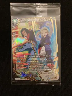 Android 17 & Android 18, Bringers of the Apocalypse NEW SEALED CARD Dragon Ball - Image 1