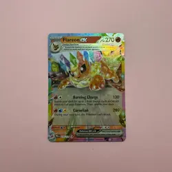Flareon ex 014/131 NM Double Rare Holo Prismatic Evolutions Pokemon Card English - Image 1