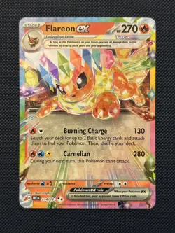 Flareon EX - 014/131 - Prismatic Evolutions - NM - Pokemon Card - Image 1