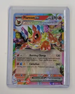 Flareon ex - 014/131 SV: Prismatic Evolutions Pokemon Card NM - Image 1