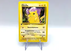 Carta Pokemon Pikachu Set Base 58/102 Italiano Prima Edizione Excellent - Image 1