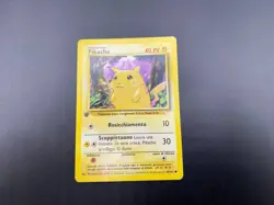 Carta Pokemon Pikachu Set Base 58/102 Italiano Prima Edizione Excellent - Image 3