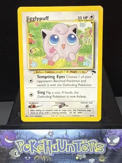Pokemon Card Jigglypuff 8/18 Southern Islands WOTC Light Play - Image 1
