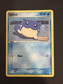 Pokemon Spheal 65/92 EX Legend Maker Reverse Holo Foil Stamped - Image 1