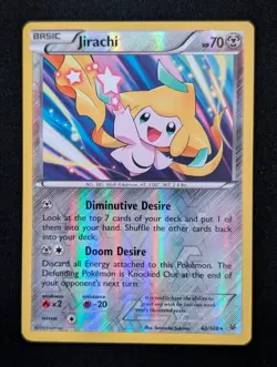 Jirachi 42/108 XY - Roaring Skies Pokemon LP Reverse Holo - Image 1