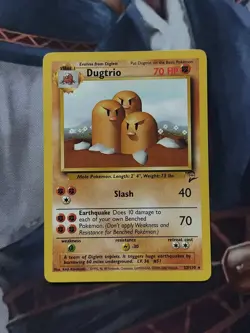 Dugtrio, Base Set 2 23/130 - LP - Image 1