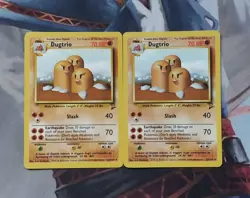 Dugtrio, Base Set 2 23/130 - LP - Image 2