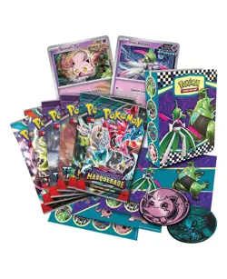 NEW-Pokemon TCG TYRANITAR & IRON VALIANT Collector Chest Tin Lunch Box. - Image 3