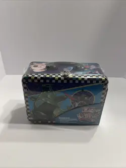 NEW-Pokemon TCG TYRANITAR & IRON VALIANT Collector Chest Tin Lunch Box. - Image 4