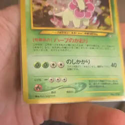 Meganium Japanese Pokemon Neo Genesis Holo Vintage #154 Pokemon TCG - Image 4