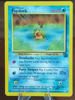 Vintage Pokemon Psyduck 20/53 Wotc Promo Regular - Image 1