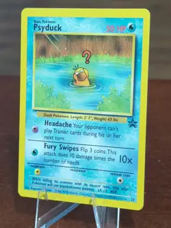 Vintage Pokemon Psyduck 20/53 Wotc Promo Regular - Image 2