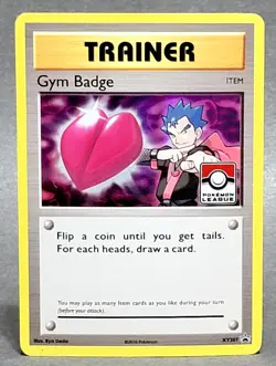 Pokemon Gym Badge XY207 Pokemon League Promo LP - Image 1