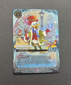 Lorcana Ch. 11 Winterspell Scrooge McDuck Reformed Ebenezer Enchanted Lorcana NM - Image 1