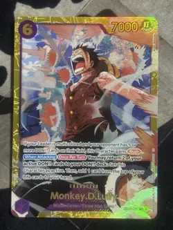 EB02-061 SEC Monkey.D.Luffy - Secret Rare - PRB-02 - English - One Piece TCG CCG - Image 1