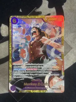 EB02-061 SEC Monkey.D.Luffy - Secret Rare - PRB-02 - English - One Piece TCG CCG - Image 2