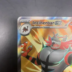Incineroar ex Holofoil Ultra Rare SV05: Temporal Forces 187/162 NM - Image 2