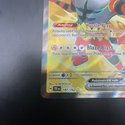 Incineroar ex Holofoil Ultra Rare SV05: Temporal Forces 187/162 NM - Image 4