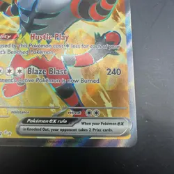 Incineroar ex Holofoil Ultra Rare SV05: Temporal Forces 187/162 NM - Image 5
