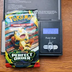 Pokemon Tcg Mega Evolution Perfect Order Heavy 22.66g Booster Pack New Sealed - Image 1
