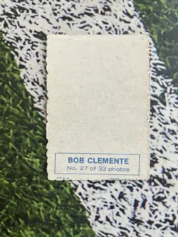 1969 Topps Baseball Deckle Edge Bob Clemente #27 Pittsburgh Pirates EX Low Ship - Image 2