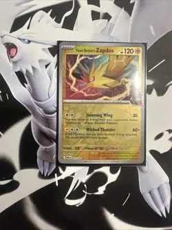 Pokemon TCG Team Rockets Zapdos Reverse Holo Rare Card 70/182 Destined Rivals - Image 1