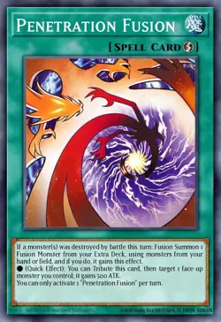 BLGG-EN040 Penetration Fusion Ultra Rare Yu-Gi-Oh! NEW - Image 1