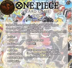 One Piece Card Game OP-17 (JP) Case (12 Box) PREORDER Sealed - Release 28/08 - Image 3