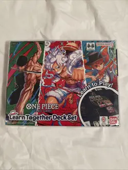 NEW Bandai Namco One Piece Learn Together Deck Set. English Vers. LD-01. Sealed - Image 1