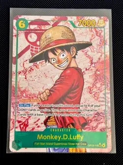 Monkey D. Luffy OP13-118 SEC Alt Art - One Piece Carrying On His Will English - Image 1