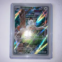Pokemon Meowth 106/094 – Phantasmal Flames – English IR (Illustration Rare) - Image 2