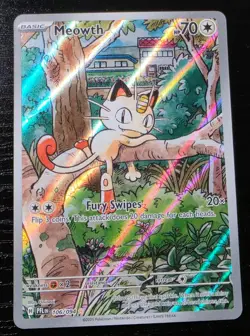 Pokemon Meowth 106/094 – Phantasmal Flames – English IR (Illustration Rare) - Image 1