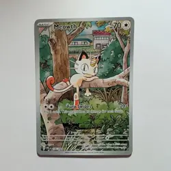 Pokemon Meowth 106/094 – Phantasmal Flames – English IR (Illustration Rare) NM - Image 1