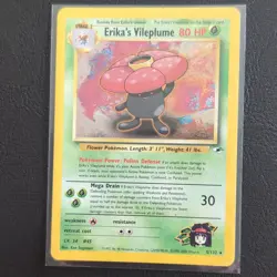 Pokemon TCG Erika's Vileplume 5/132 Gym Heroes Holo Rare Unlimited - Image 1