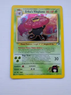Erika's Vileplume 5/132 Gym Heroes Rare Holo Pokemon TCG - Image 1