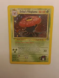 Erika's Vileplume 5/132 Gym Heroes Holo Rare Vintage Pokemon TCG WOTC - Image 2