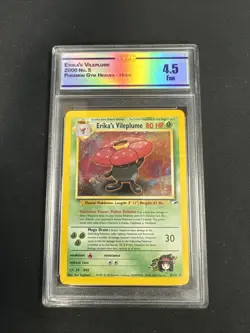 2000 Pokemon TCG Erika's Vileplume Gym Heroes 5/132 Holo Unlimited Rare CC&G 4.5 - Image 1