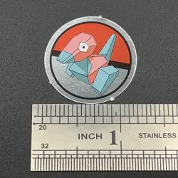 Porygon Pokemon Paper Ginpika Medal Card Nintendo Japanese Rare TCG S206-94 - Image 2
