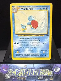 Pokemon Card Wartortle 15/18 Southern Islands Set WOTC Played - Image 1
