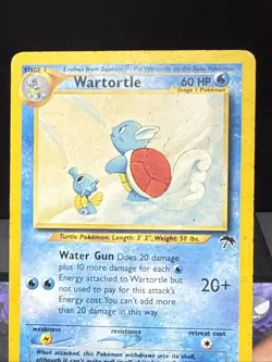 Pokemon Card Wartortle 15/18 Southern Islands Set WOTC Played - Image 2