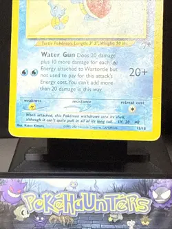 Pokemon Card Wartortle 15/18 Southern Islands Set WOTC Played - Image 3