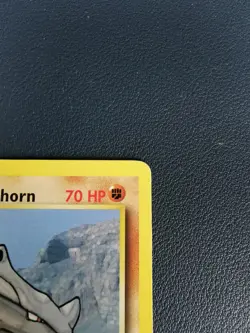 Pokemon Card Brock's Rhyhorn 70/132 Gym Heroes Common WOTC - Image 3