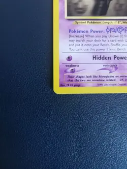 Pokemon Card Unown I 68/75 Neo Discovery Common - Image 4
