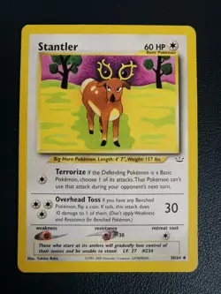 Pokemon Card Stantler 38/64 Neo Revelation Uncommon WOTC - Image 1