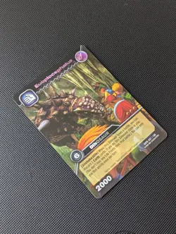 Dinosaur King Euoplocephalus DKTB 097/100 Colossal Rare Dinosaur Trading Card - Image 3