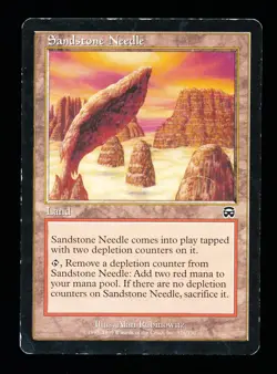 * * 1x Sandstone Needle x1 * * Mercadian Masques MTG MP Moderately Played - Image 1