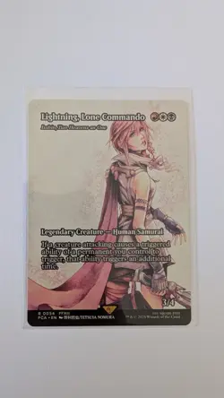 MTG Final Fantasy, Lightning, Lone Commando-Non Foil - Image 1